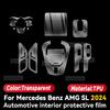 Per Mercedes Benz AMG SL 2024 Schermo Console Centrale Interno Auto Pellicola Protettiva Antigraffio Adesivo Riparatore Accessori