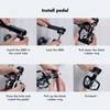 Wellgo Pedal Quick Release Device R120B QRD QRD3 Mountain Bike Road Pedal MTB Bearing Cleats Self-locking Ultralight Pedals