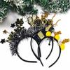 Glitter Headband 2025 Photo Props Fun Headband Party Blingbling Karaoke Party Hair Hoop Tinsel for Christmas Stage