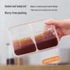 Temeiju Disposable 2-Compartment Rectangular Meal Prep Containers with Lids, 650ml (50-Pack)