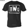 NWO Weltordnung Wrestling Erwachsenen Schwarz T-Shirt Lässiges Stolz T-Shirt Herren Unisex T-Shirt Lockere Größe