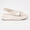 Striped Fabric Sandals Thick Sole Woman US POLO