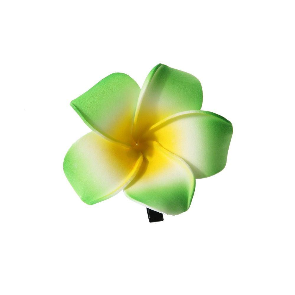 Plastic Gradient Flower Hairpins Mid Size Girls Duckbill Clip Cute Flower Hair Clip  Streetwear