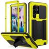 Armored Case for Samsung Galaxy S23 Ultra, R-JUST CamShield Slide, Yellow