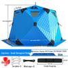 ZHONGBING Thickened Ice Fishing Tent