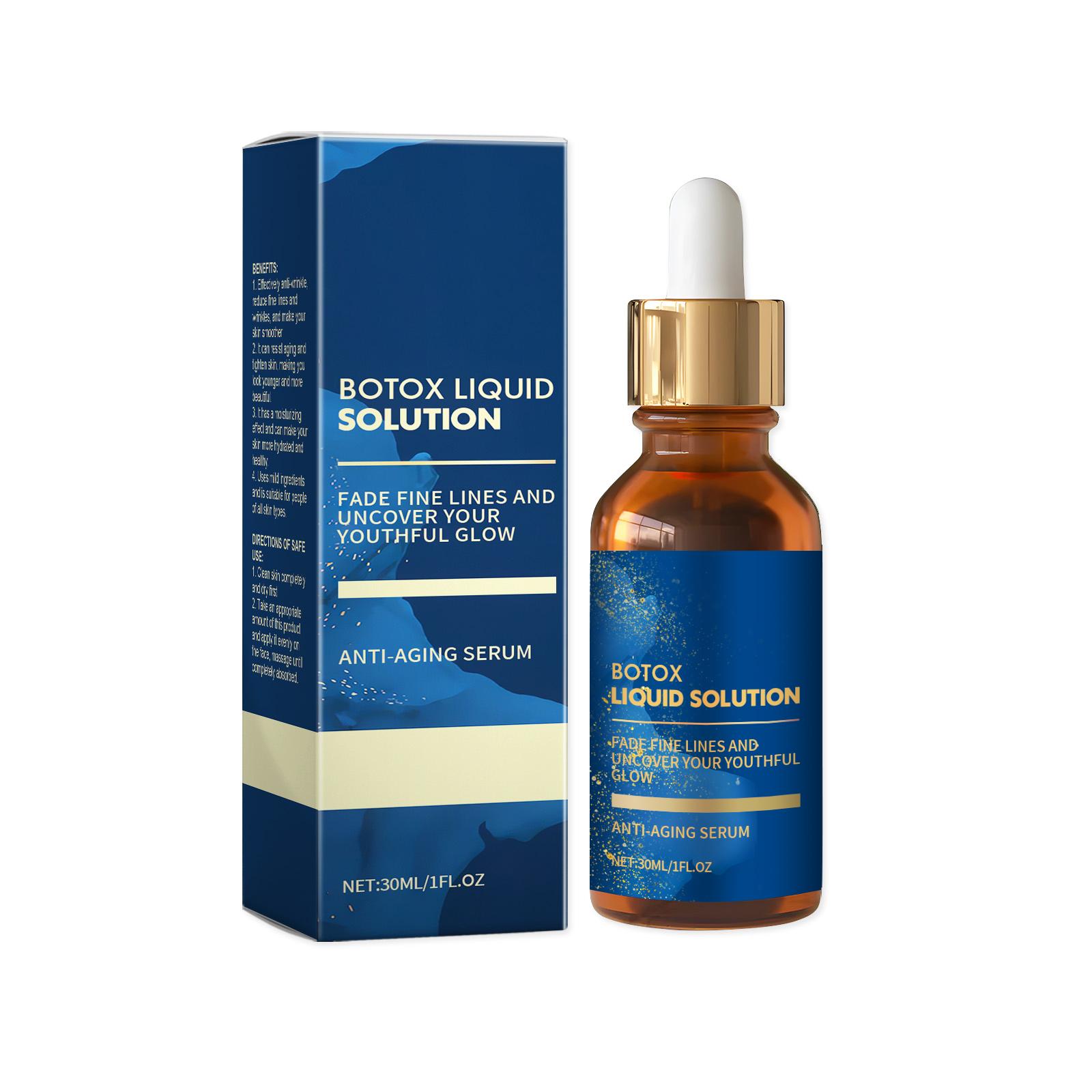 

New 30ml Face Lift Solution Brightening Moisturizing Solution Refreshing Non Greasy Soothing Skin Resistant Wrinkle Face Serum 30ml