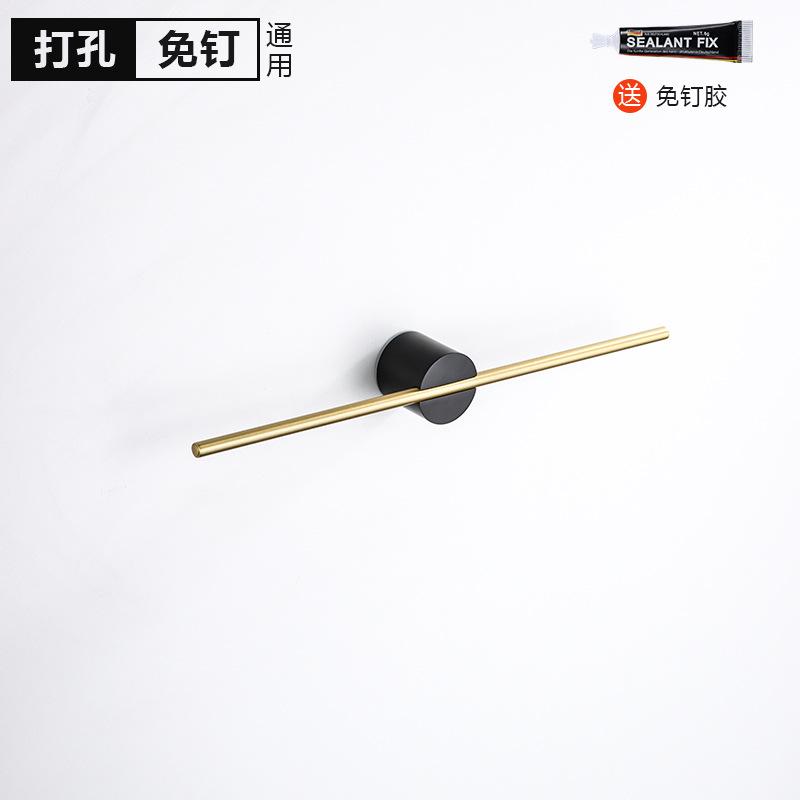 40/50cm Movable Towel Bar Towel Hanger Bath Towel Holder Wall Towel Bar Space Aluminum Bathroom Shelf Kitchen Storage Rack