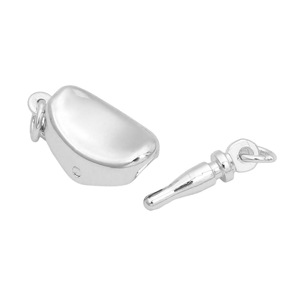 1 zestaw/worek miedziana klamra Yuanbao do ręcznie robionej biżuterii DIY