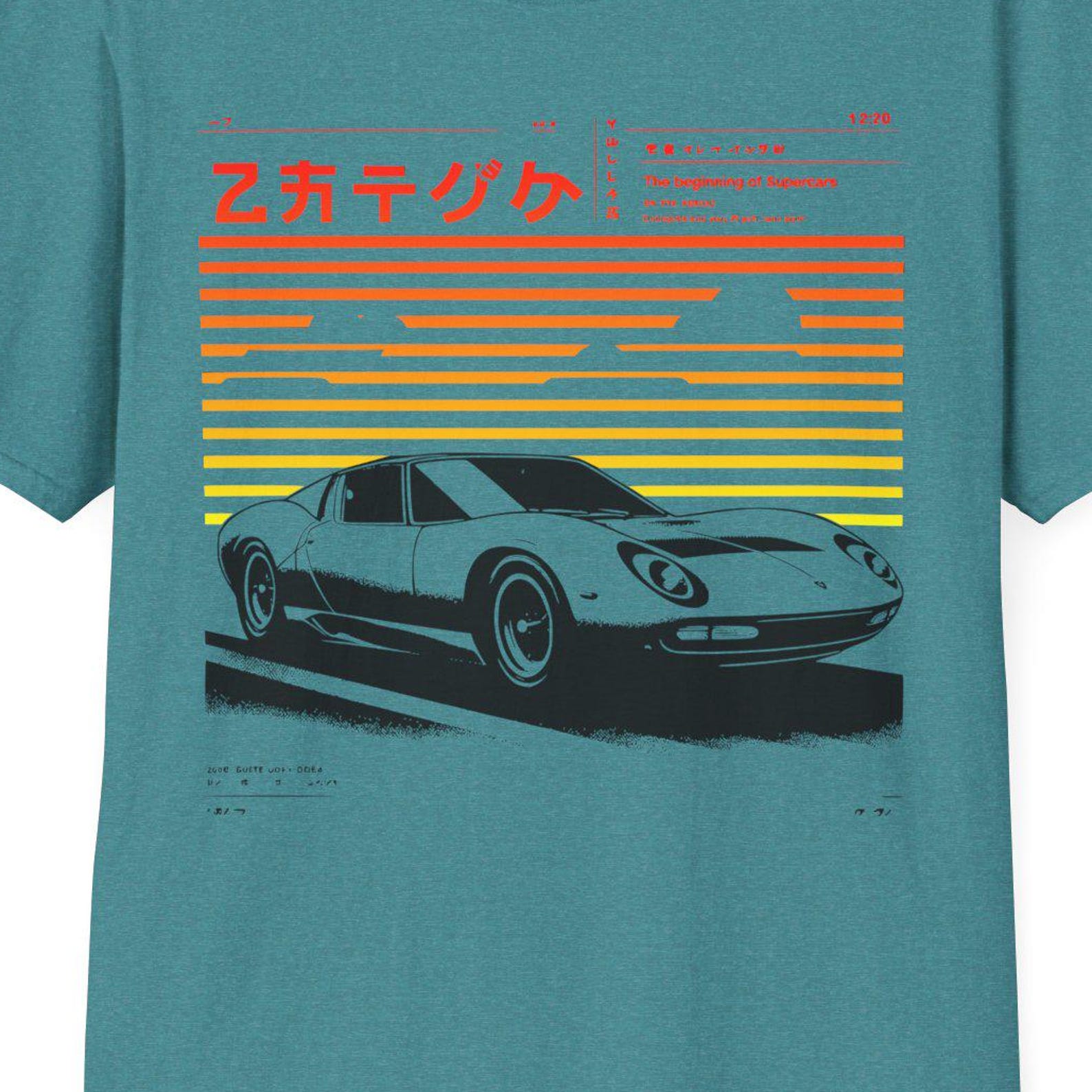 Vintage Japanese Race Car T-Shirt: Retro JDM Graphic Tee XL