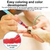 L74D 12 Couleurs Marqueurs Lavables pour Colorier les Animaux pour Chiens Chats Stylos d'Art Ensemble Brosse de Toilettage pour Chats Fournitures pour Animaux