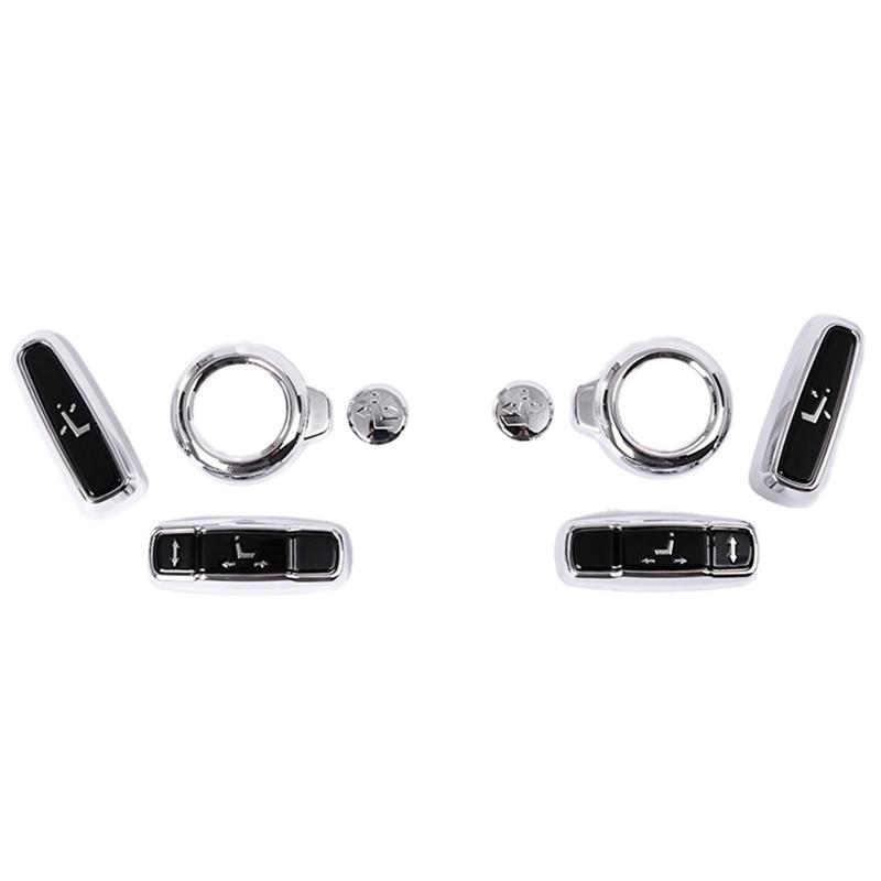 A03E-Car Seat Side Adjustment Button Cover Trim Accessories Parts For Land Rover Discovery 5 RRS Evoque Velar Discovery Sp