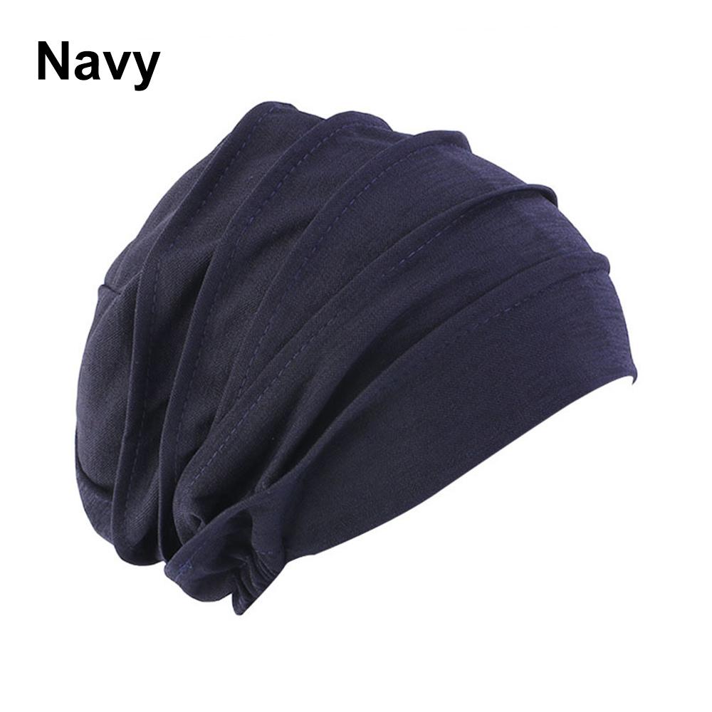 1PC Elastic Muslim Hijabs Turban Beanie Cap Women Soft Cotton Bonnet  Head Wrap Winter Warm High Quality Turban Hat