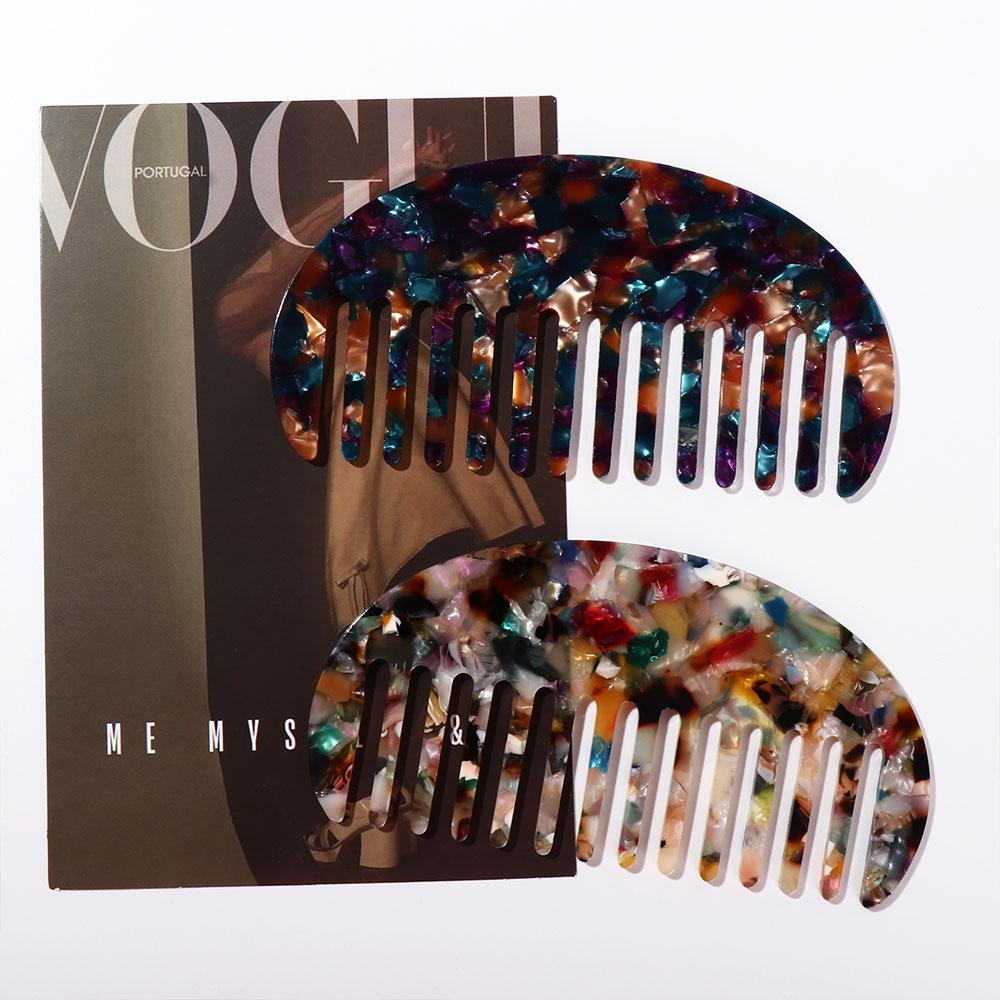 Salon tool Acetate Hair Combs Hair Cutting Brush Hair Styling Tool Tortoise Shell Hairdressing Comb