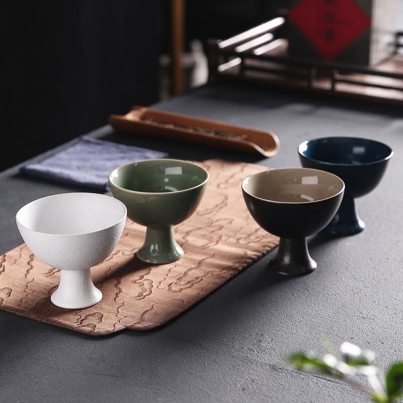 

Song Style White Porcelain Stemmed Tea Cup