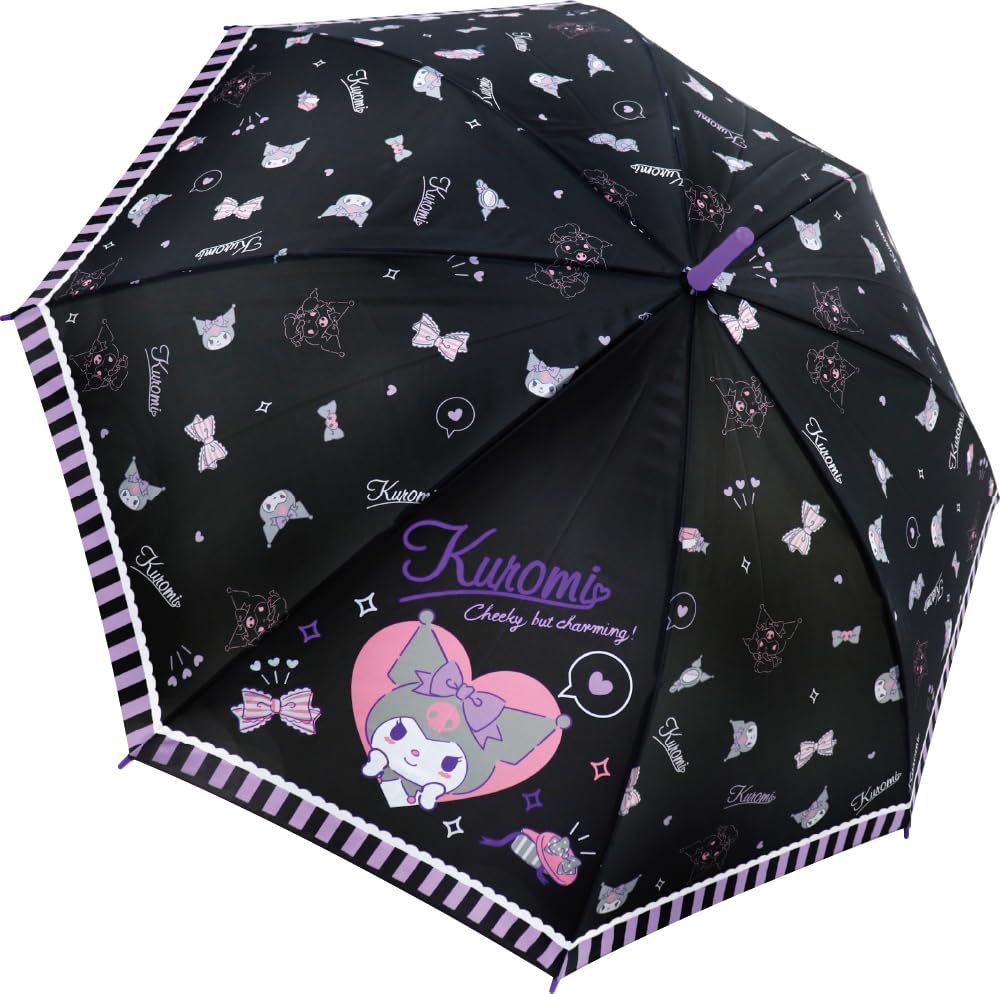 

Sanrio Long Umbrella Kuromi Side Frill 55cm 35215 [J s Planning]