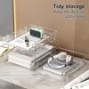 UFORU Transparent Desktop Organizer – Multi-Functional File Storage Rack for Stationery & Books