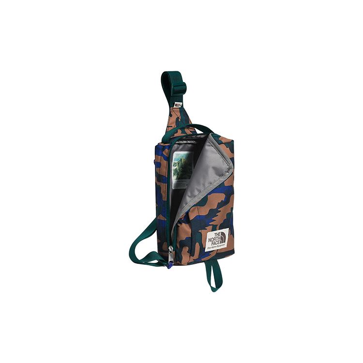 The North Face 4.1L Sports Leisure Logo Patch Chest Bag Crossbody Bag Outdoor Bag Nylon Camouflage Print Unisex bags NF0A52WA-9F9
