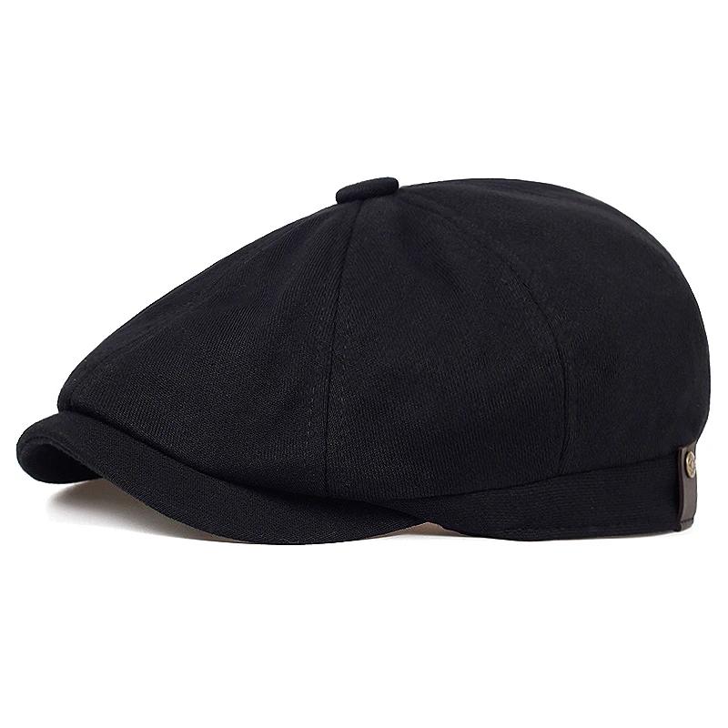 Fashion Cotton Beret Fashion Old Hat High Quality Four-color Casual Hats Autumn and Winter Warm Cap Cold Caps
