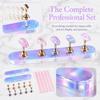 Magnetic Base Nail Holder 10 Nail Holders Nail Art Practice Holder Nail Stand  Nail Display