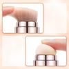 Pennello per Trucco Multifunzione a Doppia Testa Quattro-in-Uno con 4 Testine, Adatto per Trucco Occhi, Trucco Labbra, Fondotinta e Applicazione Cipria. L'Oro