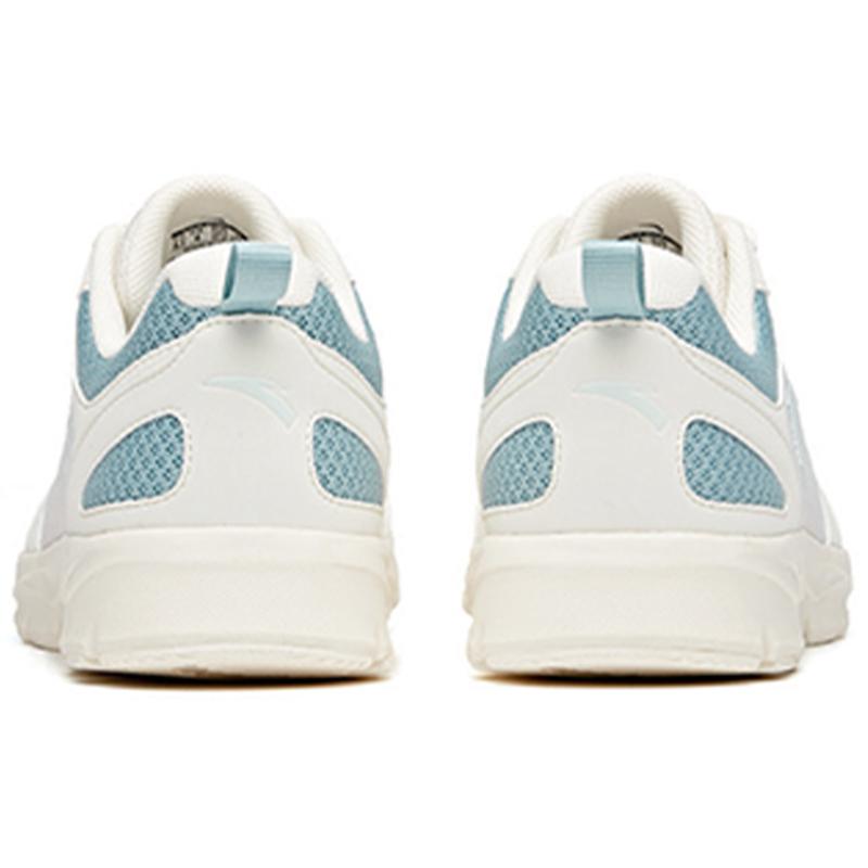 Anta Anti-Slip And Wear-Resistant Lightweight Low-Top Casual Running Shoes Women's White Cyan Sneakers 92625512-23