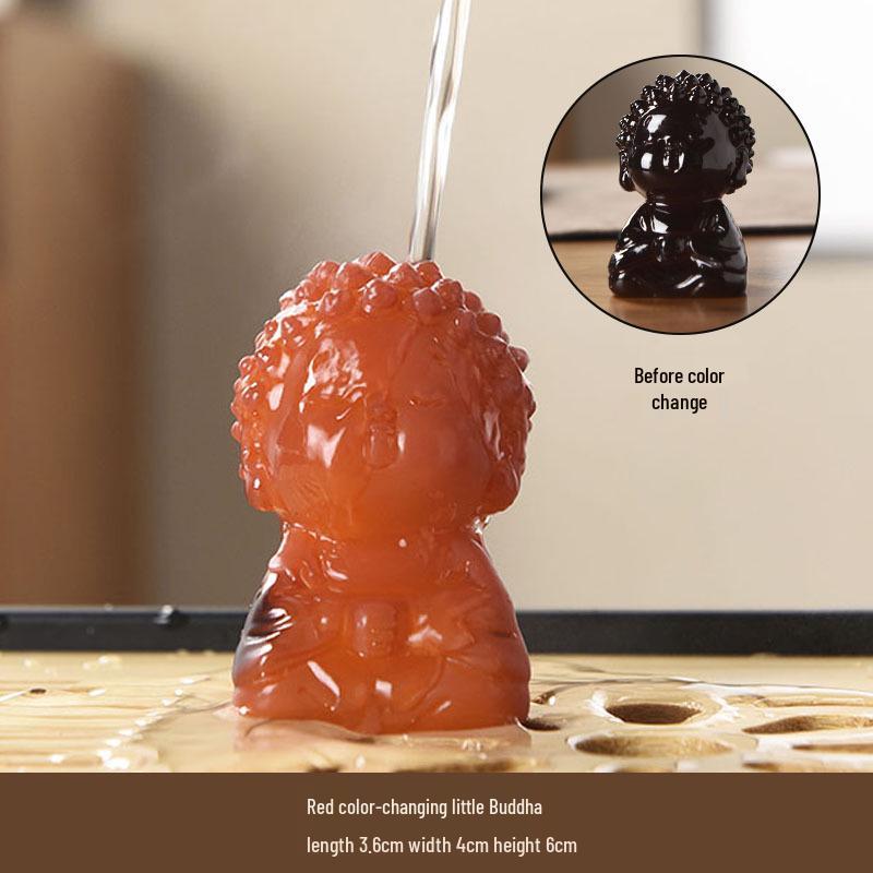 

Lucky Golden Carp Color-Changing Tea Pet – High-End Ornament for Tea Tables