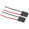 2Pcs Light Connector Female Lamp Socket Wiring Harness Kit for DIY Modification Plug Replacement