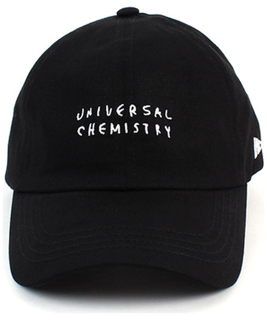 Yunibeosyeolkemiseuteuli Front Logo Cotton Black Ballcap