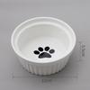 Cat Bowls Elevated Cat Dishes Separable with Iron Holder Shelf Cat Food Basin