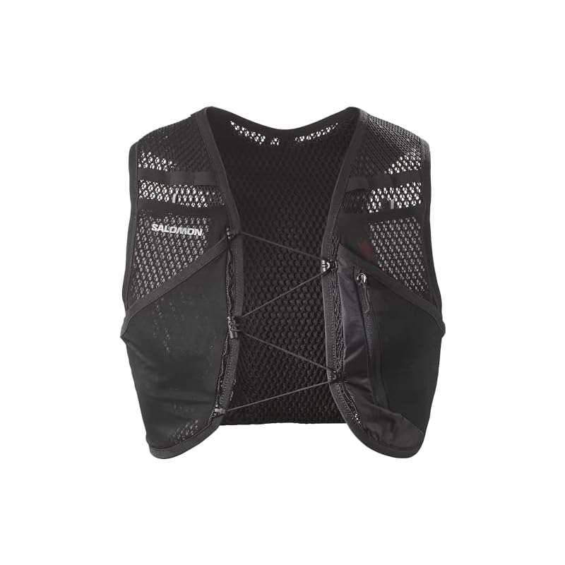 [Salomon] Hydration Backpack ACT SKIN 4 NO FLASKS LC2205400 Unisex BLACK/METAL M