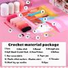 Adults & Kids Crochet Kits for Beginners, Crochet Kits to Make Colorful Cup Mat