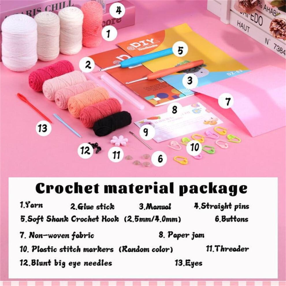 Adults & Kids Crochet Kits for Beginners, Crochet Kits to Make Colorful Cup Mat