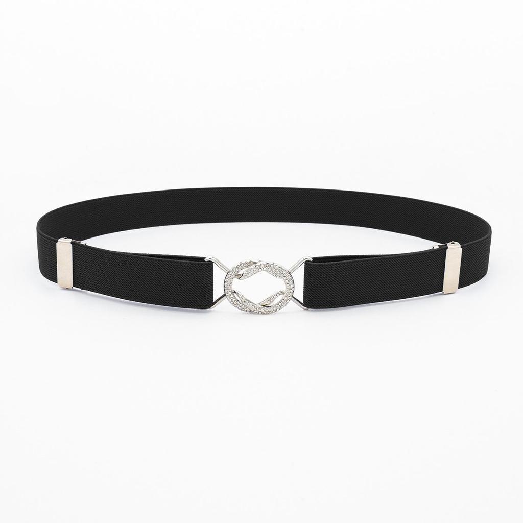 Unisex Adjustable Elastic Waistband, Solid Color, Plus Size 55-120 cm