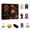 Halloween Skeleton Ghost Pumpkin Resin Figurines Set For Party Decor And Gift Giving