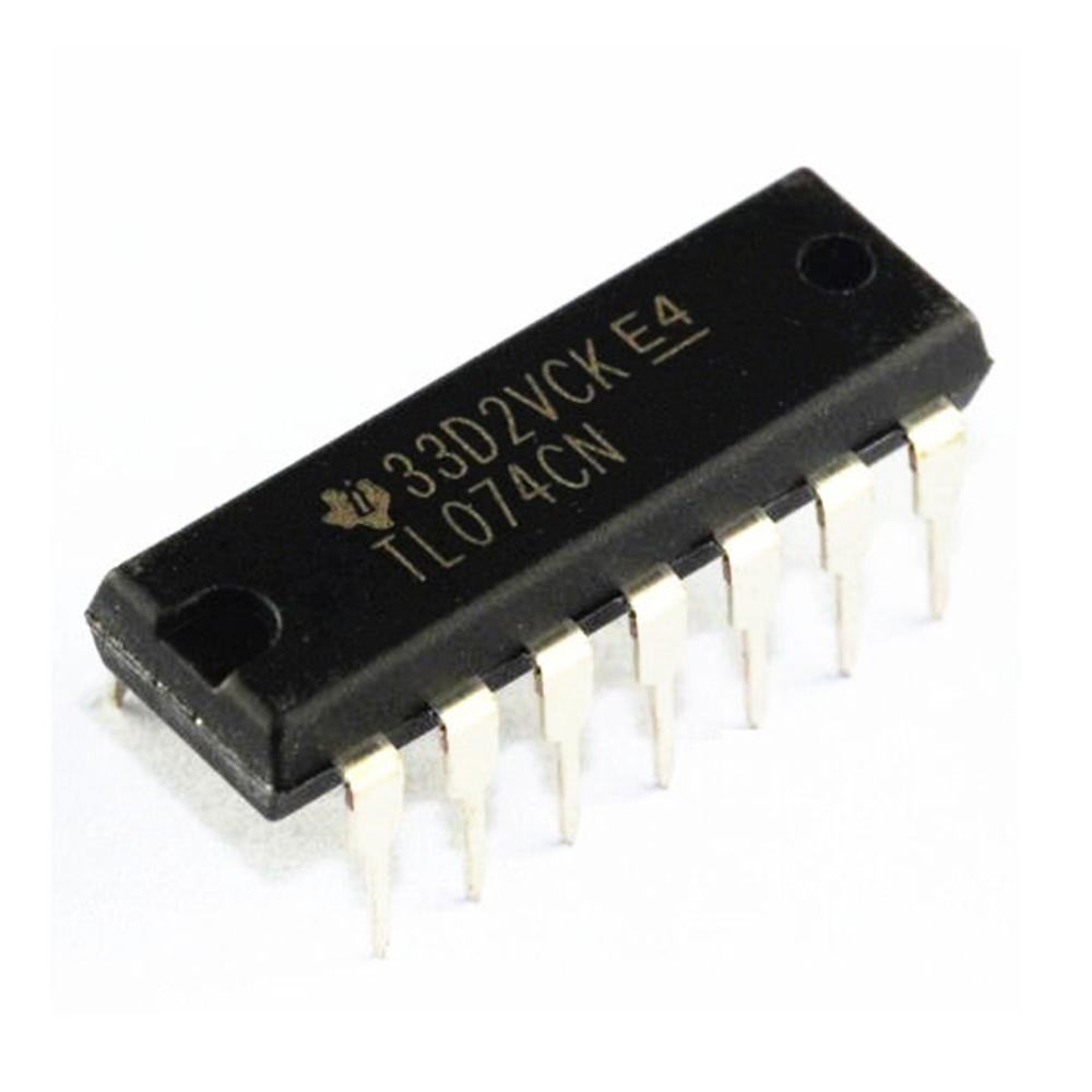 20 STÜCKE TI TL074CN TL074 Geräuscharm JFET Quad Operationsverstärker DIP-14 OP AMP QUAD 14DIP