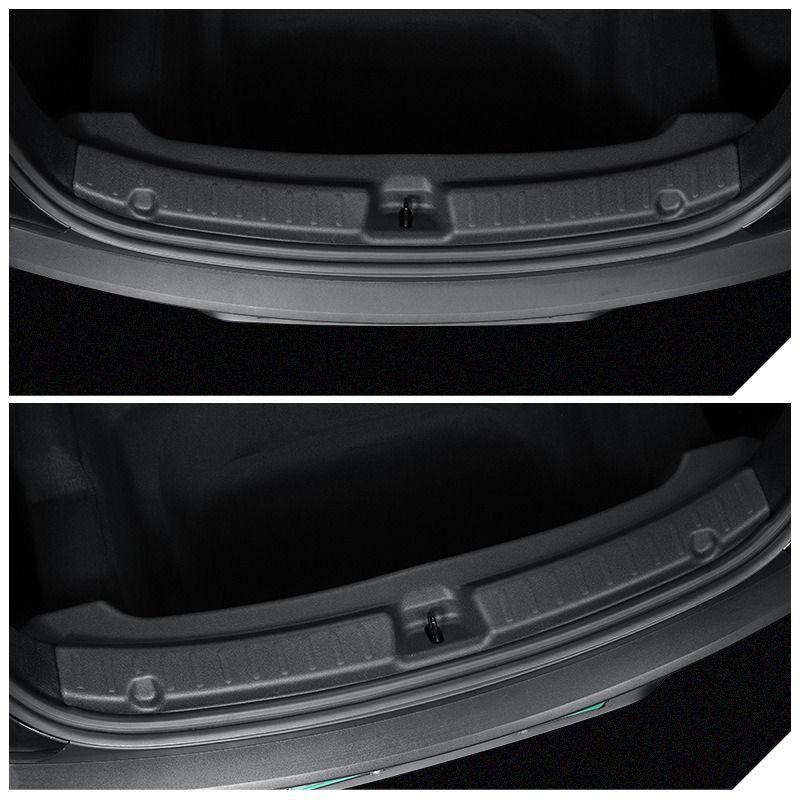 Aktualisierter Stoßstangenschutz hinten & Ladekantenschutzleiste für Tesla Model Y