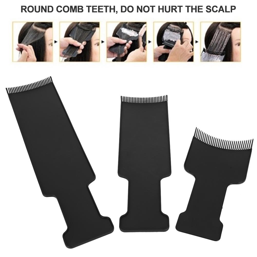 3pcs Hair Color Board Professional Hairdressing Hair Dye Color Board for Barber Shop