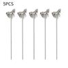 5-10Pcs Creative Stainless Steel Cocktail Picks Martini Picks Juice Decoration Picks Bar Bartending Tools Kitchen Accessories