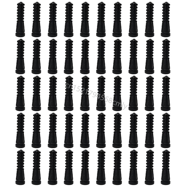 50 шт. Машинка для ощипывания птицы, 50 пальцев, для утки, индейки, резиновая, для сельскохозяйственной продукции, машина для удаления перьев для птицы 6XDE чёрный