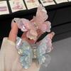 Fairy Butterfly Hair Claw Acetate Crab Hair Clip Fluffy Summer Sweet Princess Shark Clip Women Girls Hairpin Hair Accessories