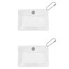 XuJJJJunB Clear Transparent Clear Mini General Purpose Case Pouch, Pouch,