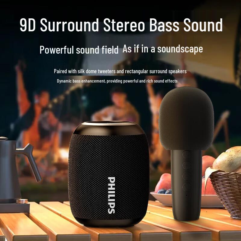 Philips Portable Bluetooth Karaoke Speaker CN plug (adapter included)