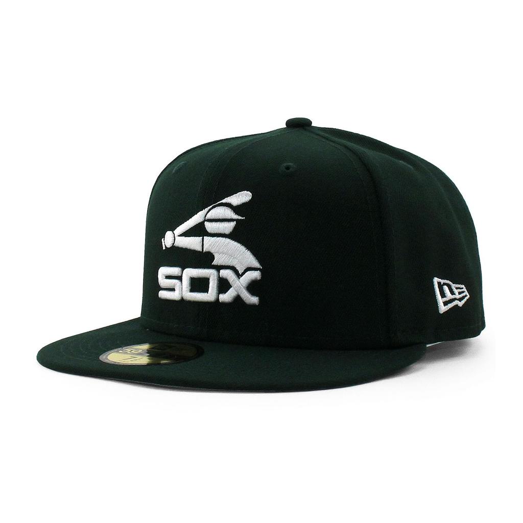 [New Era] Cap 59FIFTY Chicago White Sox MLB TEAM BASIC CAP CHICAGO WHITE SOX 5950 Hat Green 7-12 [Used]