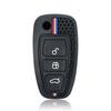 3 Button Silicone Car Remote Key Fob Cover Case For Ford Ranger C-Max S-Max Focus Mk3 Galaxy Mondeo Transit Tourneo Custom