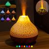 1 шт. USB-зволожувач повітря на 300 мл. Невеликий вулканічний зволожувач з різнокольоровими нічними вогнями, зволожувач із імітацією кольорового полум’я.