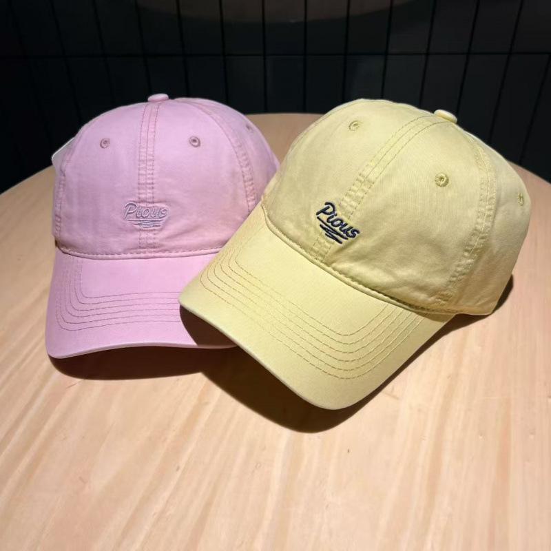 Spring And Summer Alphabet High Quality Soft Top Baseball Cap Female Alphabet Embroidery Casual Versatile Cap Tide