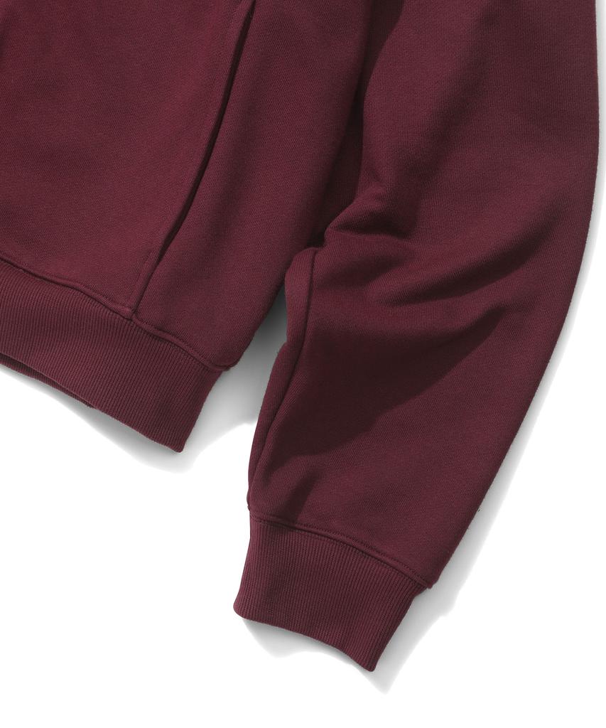 Cgp Symbol Point Zip-Up Hoodie (With Long Sleeve) - Burgundy