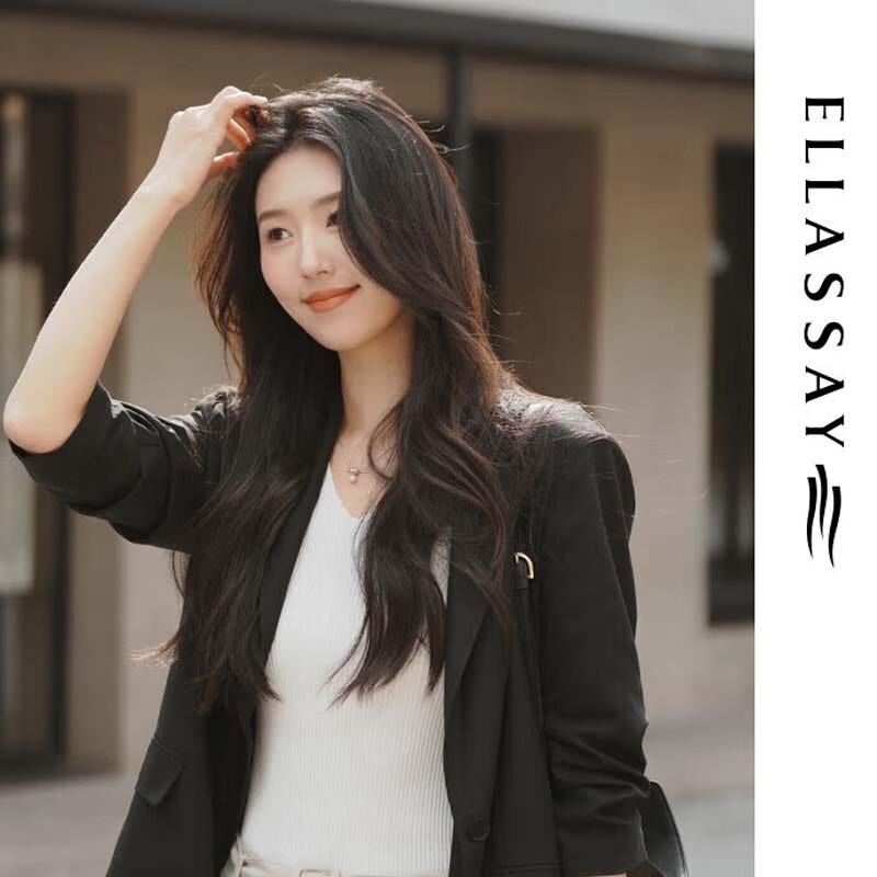 ELLASSAY Women's Lyocell Relaxed Fit Blazer