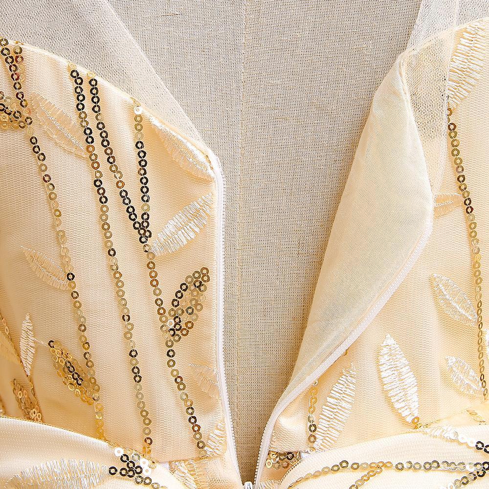 Little Girls Summer Dresses Flower Lace Wedding Party Gown Kids Birthday Princess Dress Children Casual Clothing for 3 6 8 Yrs