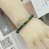 8MM Malachite & Owl Beaded Bracelet - Exclusive European-American Jewelry